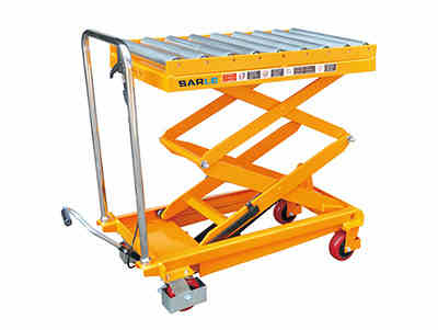 滚轴升降平台车