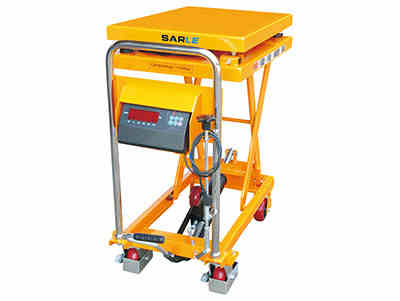 称重手动平台车